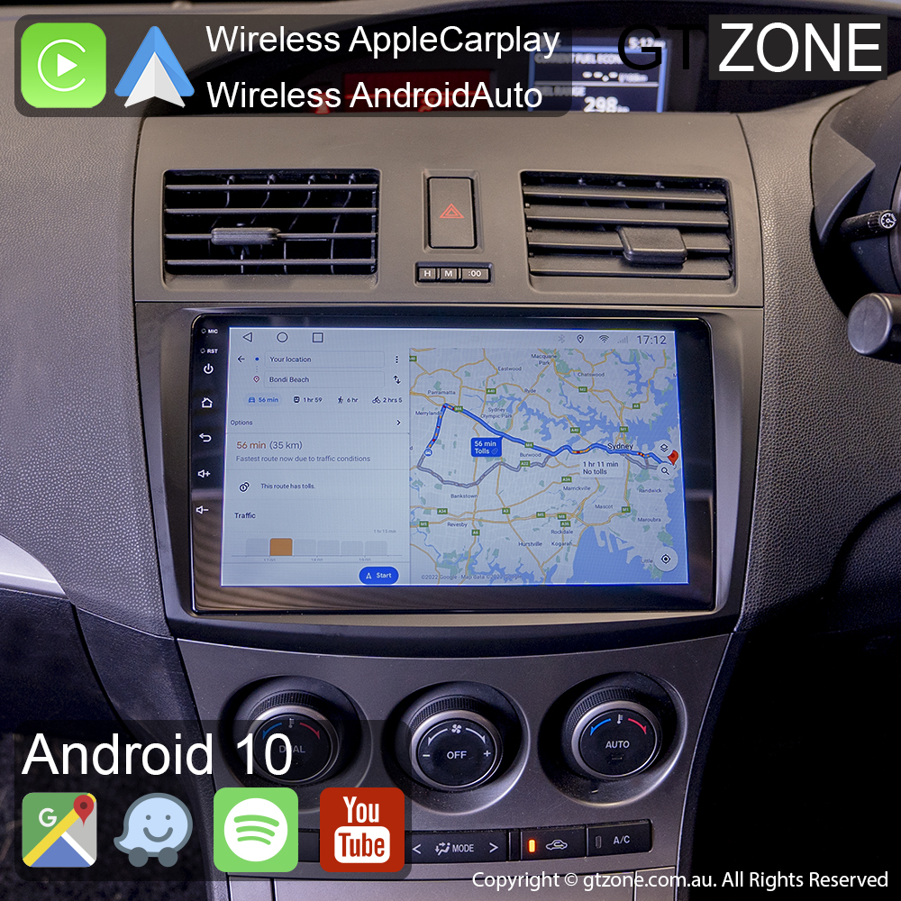 Wireless Carplay Android Auto Head Unit 