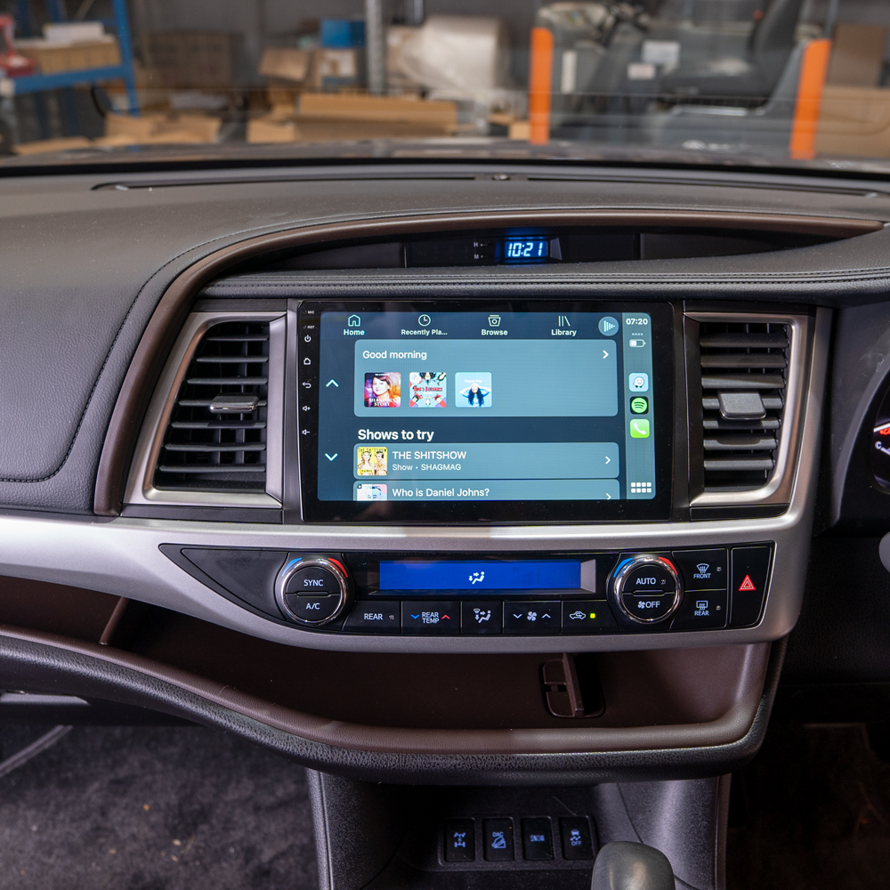 Toyota Kluger 20142019 Wireless CarPlay Android Auto Head Unit