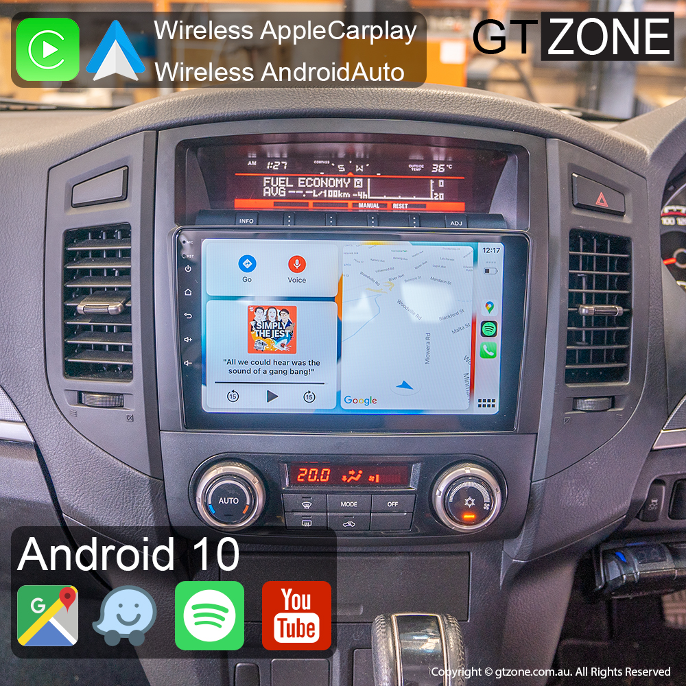 Mitsubishi Pajero 20062019 Wireless CarPlay Android Auto Head Unit