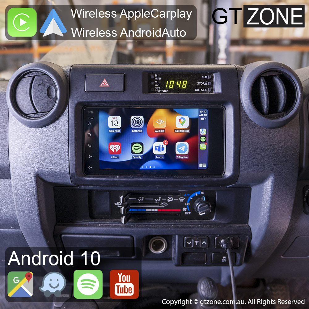 Toyota LandCruiser 70 Wireless CarPlay 